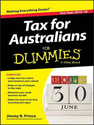 cover image of Tax for Australians for Dummies